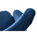 Стул HALMAR TOLEDO 2 Monolith 77 синий/дуб медовый